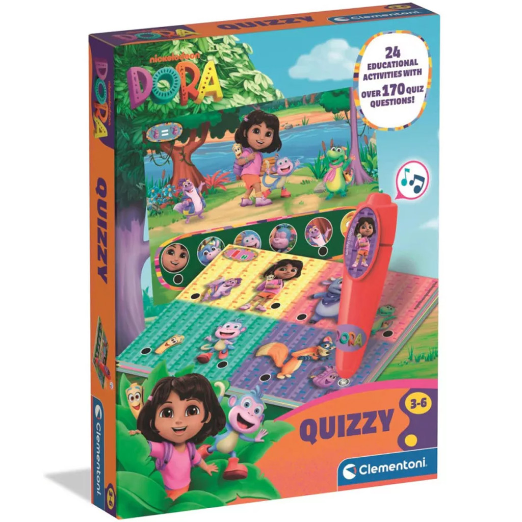 imagen de Dora la Exploradora Quizzy juego interactivo - Clementoni 1