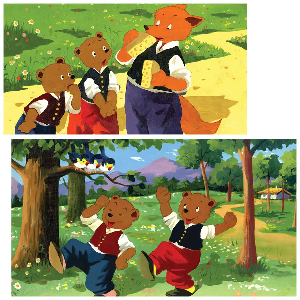 imagen de Dos ositos y el zorro diaporama 2