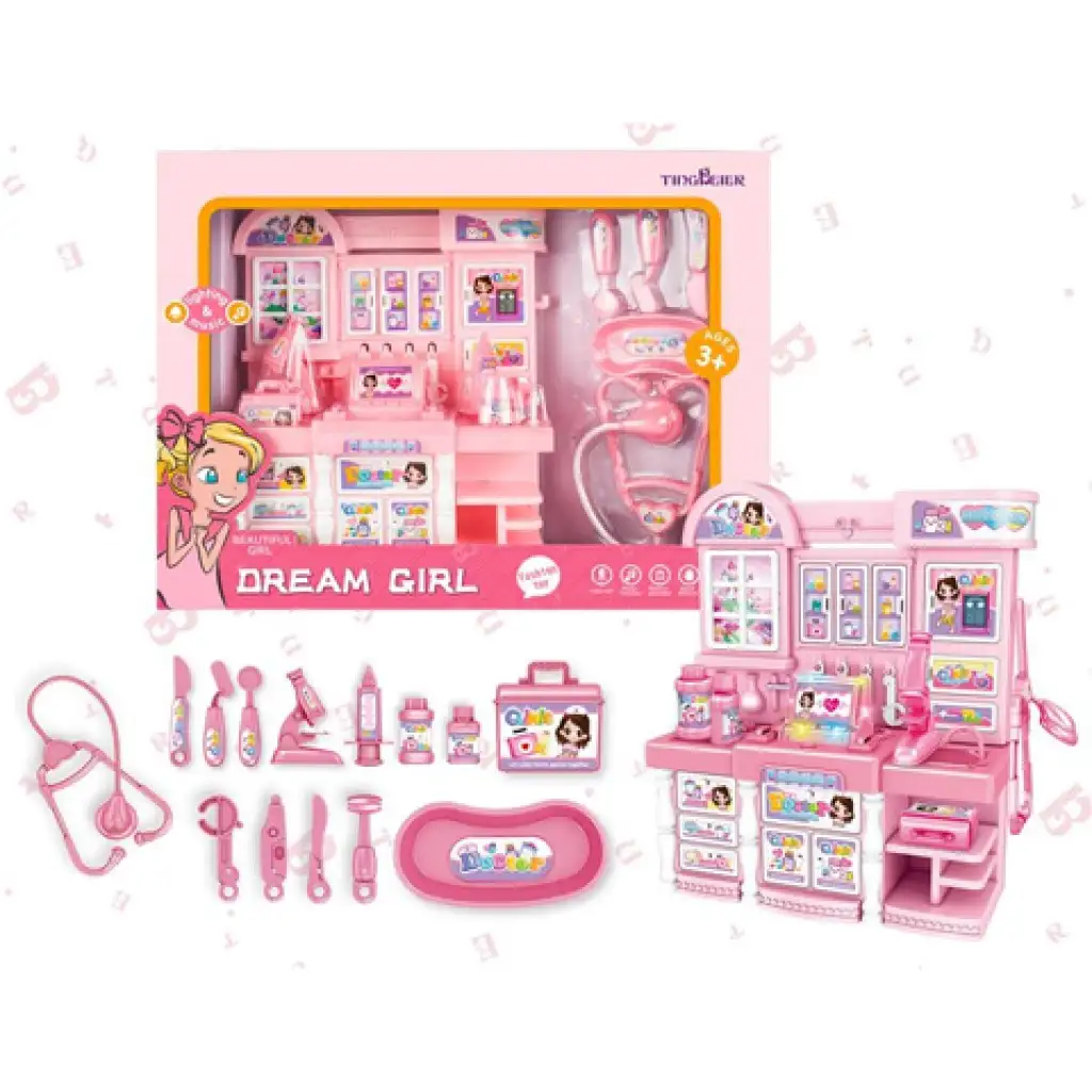 imagen de Dream Girl: Mini set médico con mostrador y accesorios 1