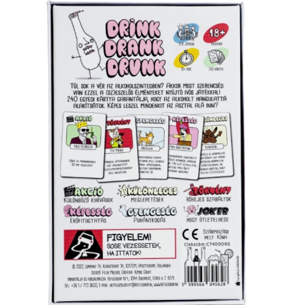 imagen de Drink Drank Drunk juego de cartas para beber 2