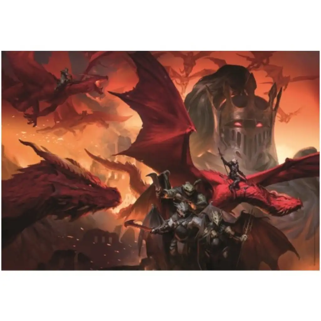imagen de Dungeons & Dragons: Puzzle de dragón rojo HQC de 1000 piezas - Clementoni 2
