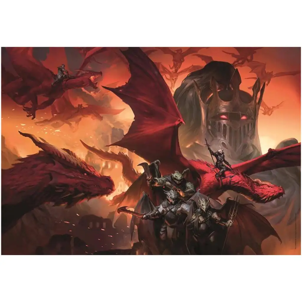 imagen de Dungeons & Dragons rompecabezas de 1000 piezas con póster - Clementoni 2