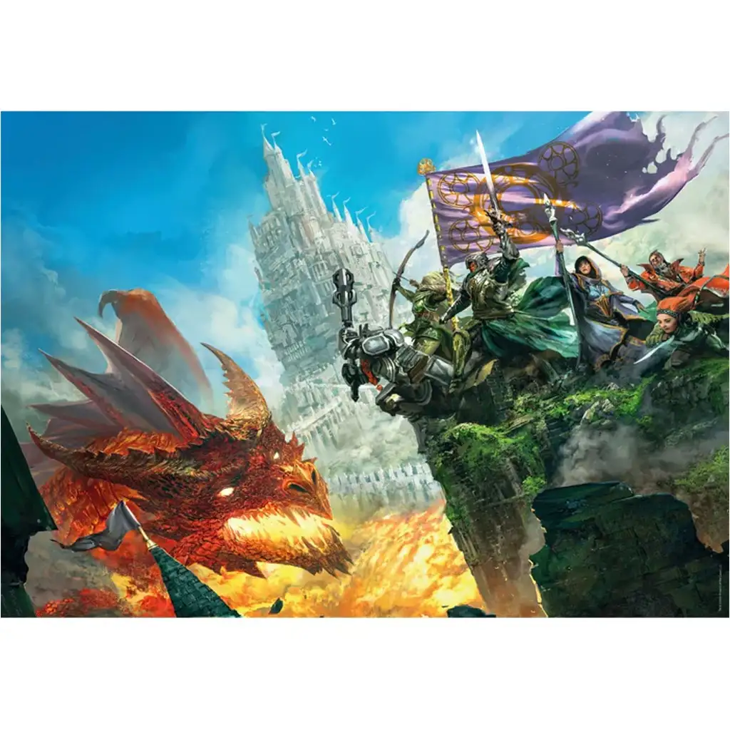 imagen de Dungeons & Dragons – Tierra de Llamas puzzle de 500 piezas - Clementoni 2