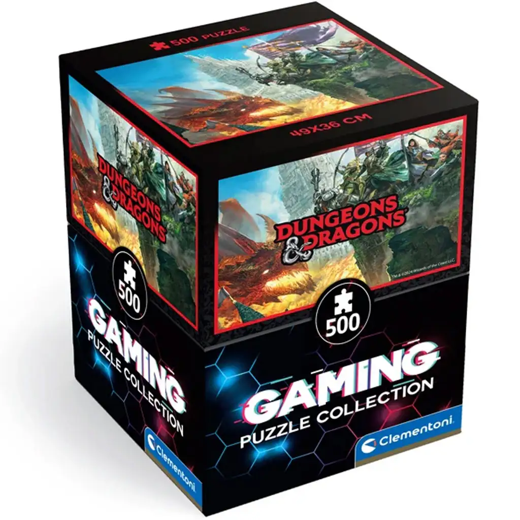 imagen de Dungeons & Dragons – Tierra de Llamas puzzle de 500 piezas - Clementoni 1