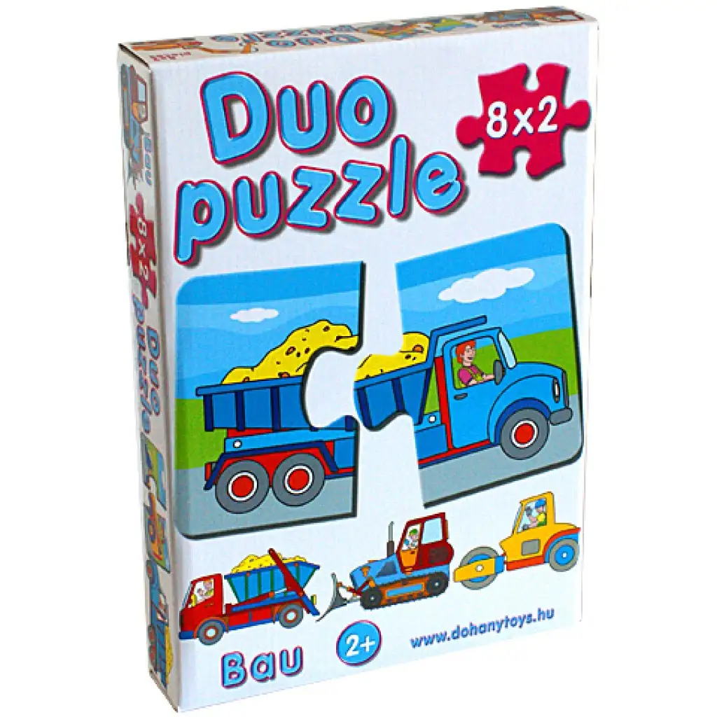 imagen de DUO Puzzle con máquinas - D-Toys 1