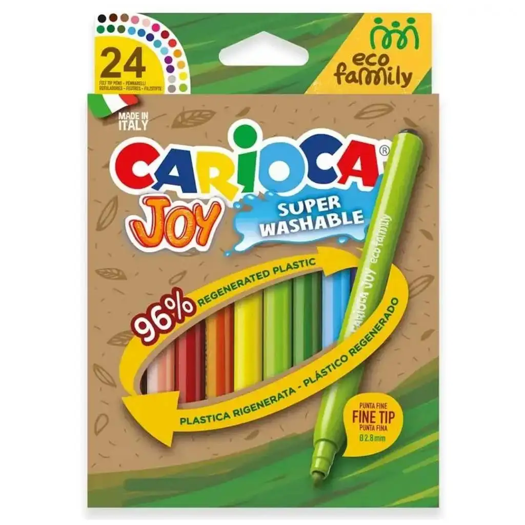 imagen de Eco Family Joy set de rotuladores de 24 piezas de 2.8 mm - Carioca 1