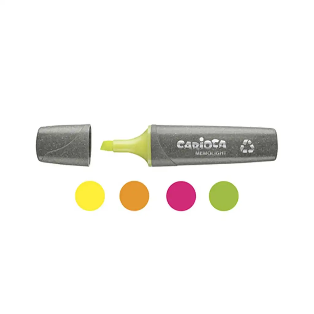 imagen de Eco Family Memolight set de resaltadores de texto de 4 piezas - Carioca 2