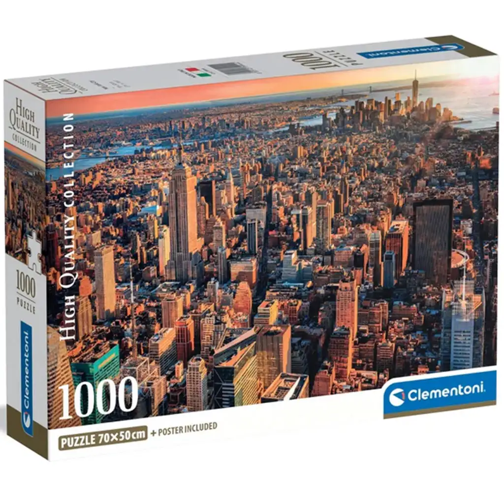 imagen de Edificios de Nueva York puzzle de 1000 piezas HQC - Clementoni 1