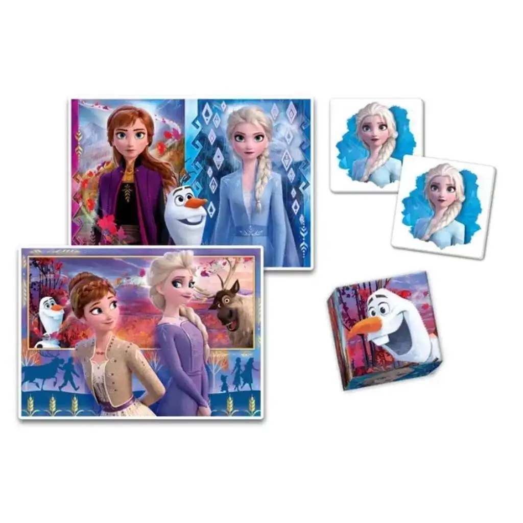 imagen de Edukit: Colección de juegos 4 en 1 de Frozen - Clementoni 2