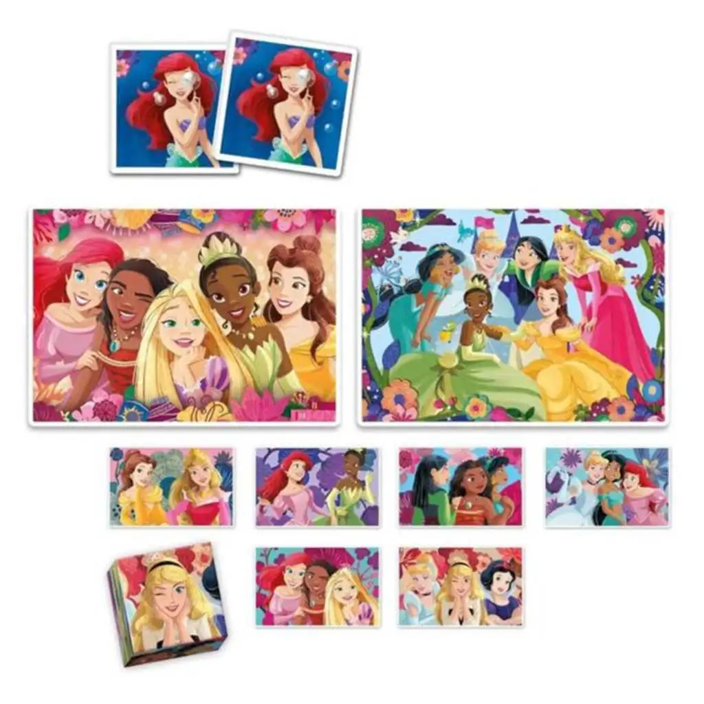 imagen de Edukit: Colección de juegos 4 en 1 de Princesas Disney - Clementoni 2