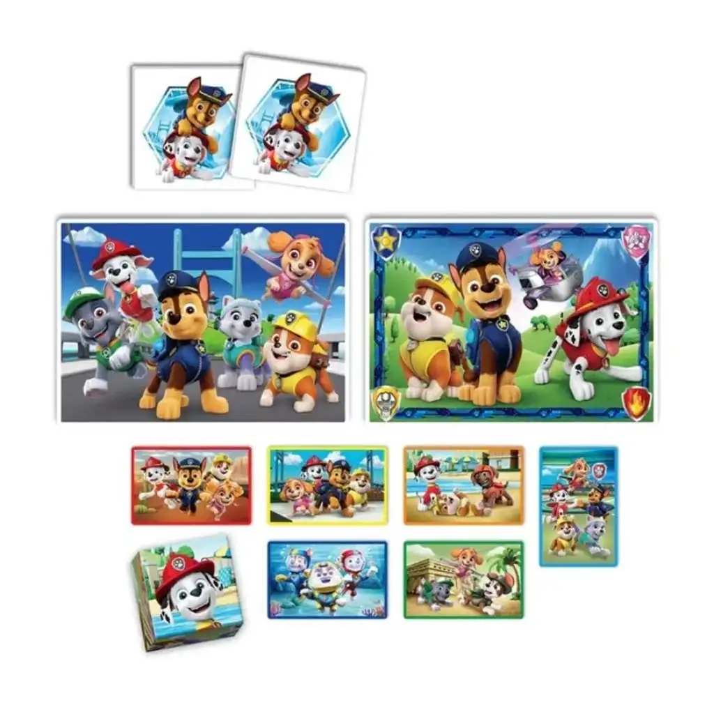 imagen de Edukit: Patrulla Canina 4 en 1 colección de juegos - Clementoni 2