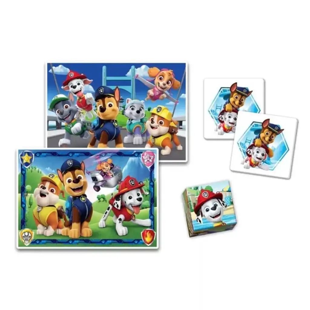 imagen de Edukit: Patrulla Canina 4 en 1 colección de juegos - Clementoni 3