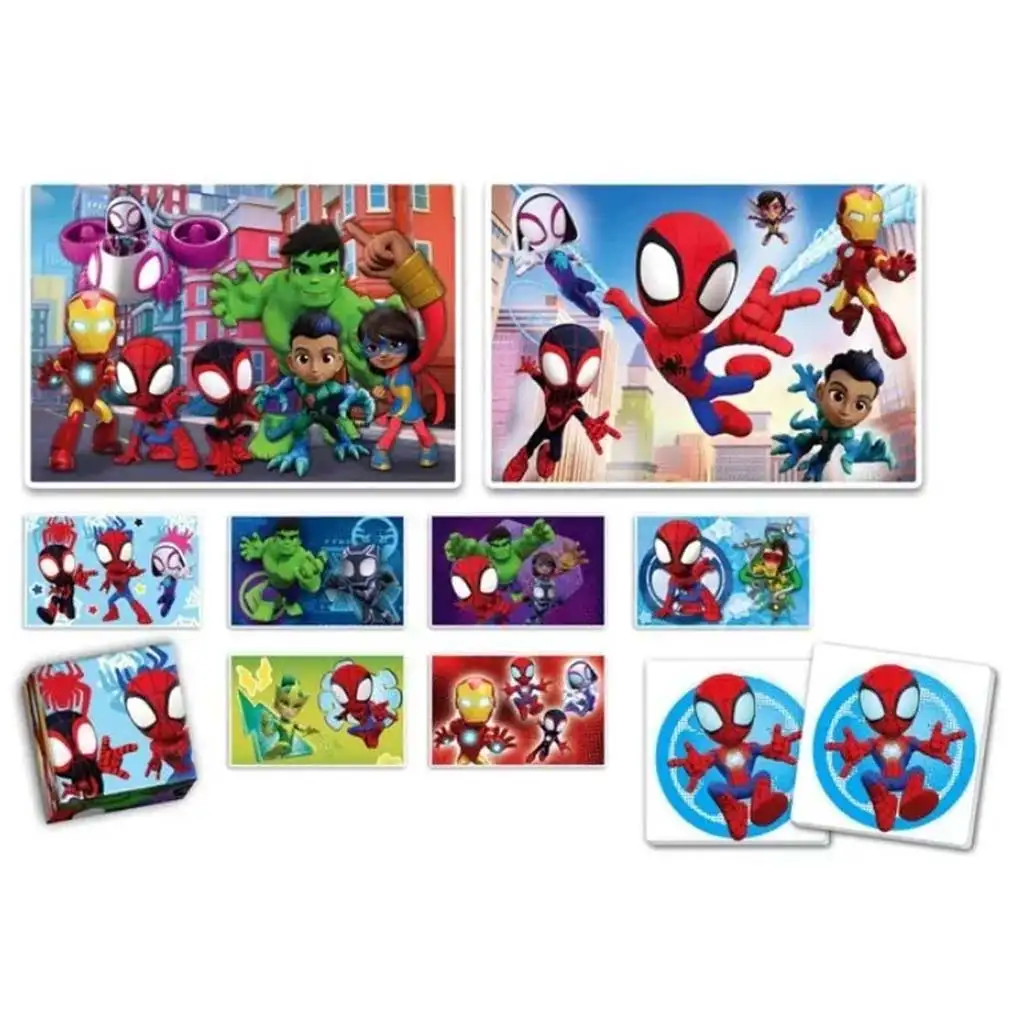 imagen de Edukit: Spidey 4 en 1 colección de juegos - Clementoni 2