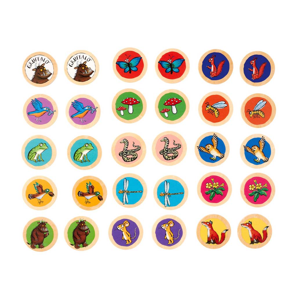 imagen de Eichhorn: Graffaló Juego de memoria de madera de 30 piezas - Simba Toys 2