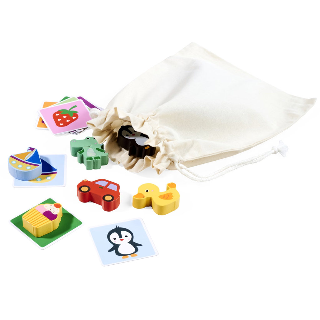 imagen de Eichhorn: Juego de emparejamiento táctil de madera 3