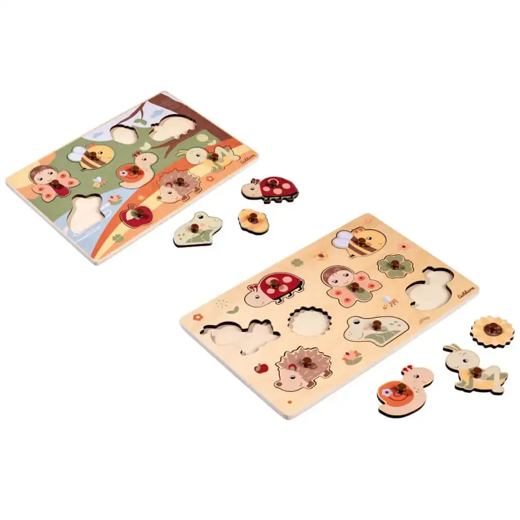 imagen de Eichhorn: Rompecabezas de madera con asas de animales en varias versiones 1ud - Simba Toys 2