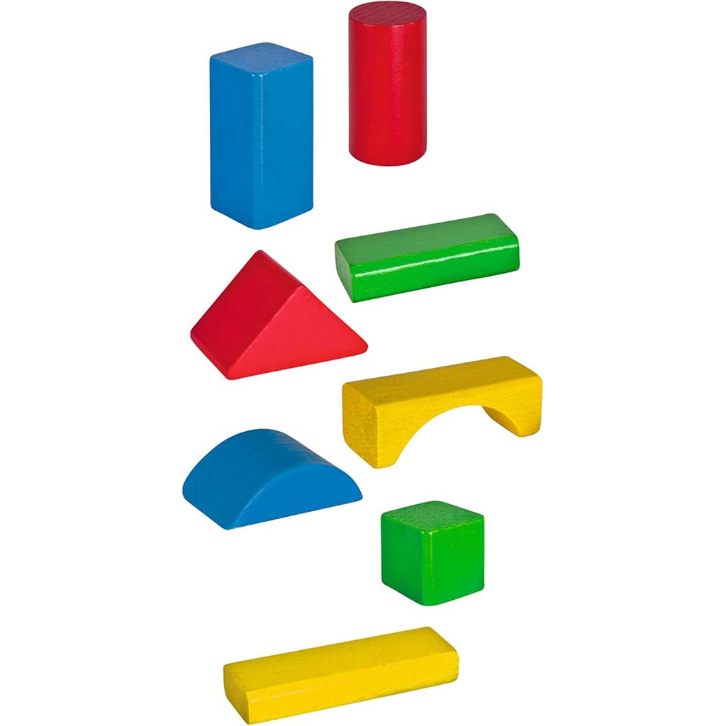 imagen de Eichhorn: Set de bloques de madera de colores de 50 piezas - Simba Toys 3