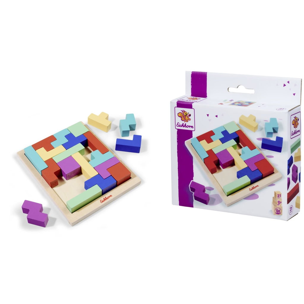 imagen de Eichorn: Juego de encaje de formas de madera 1