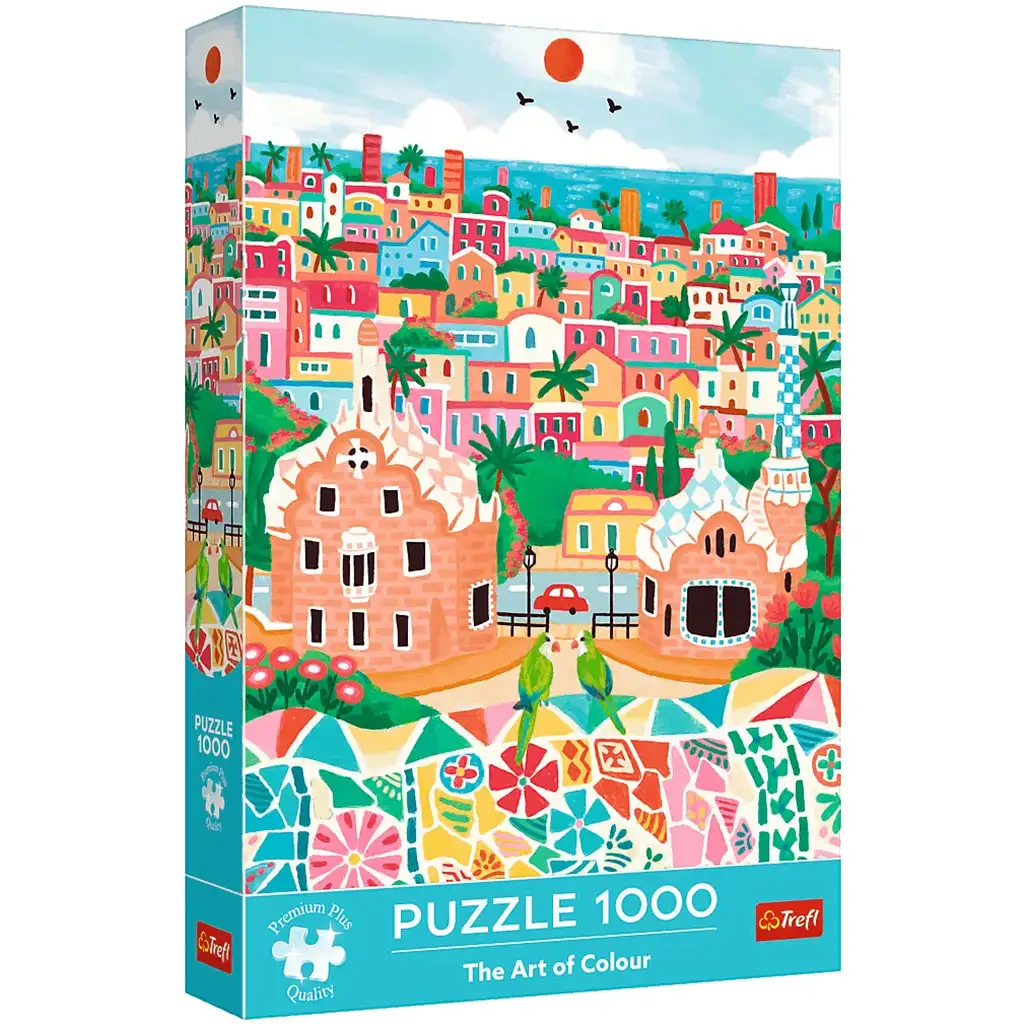 imagen de El arte de los colores, puzzle premium de 1000 piezas de Barcelona - Trefl 1