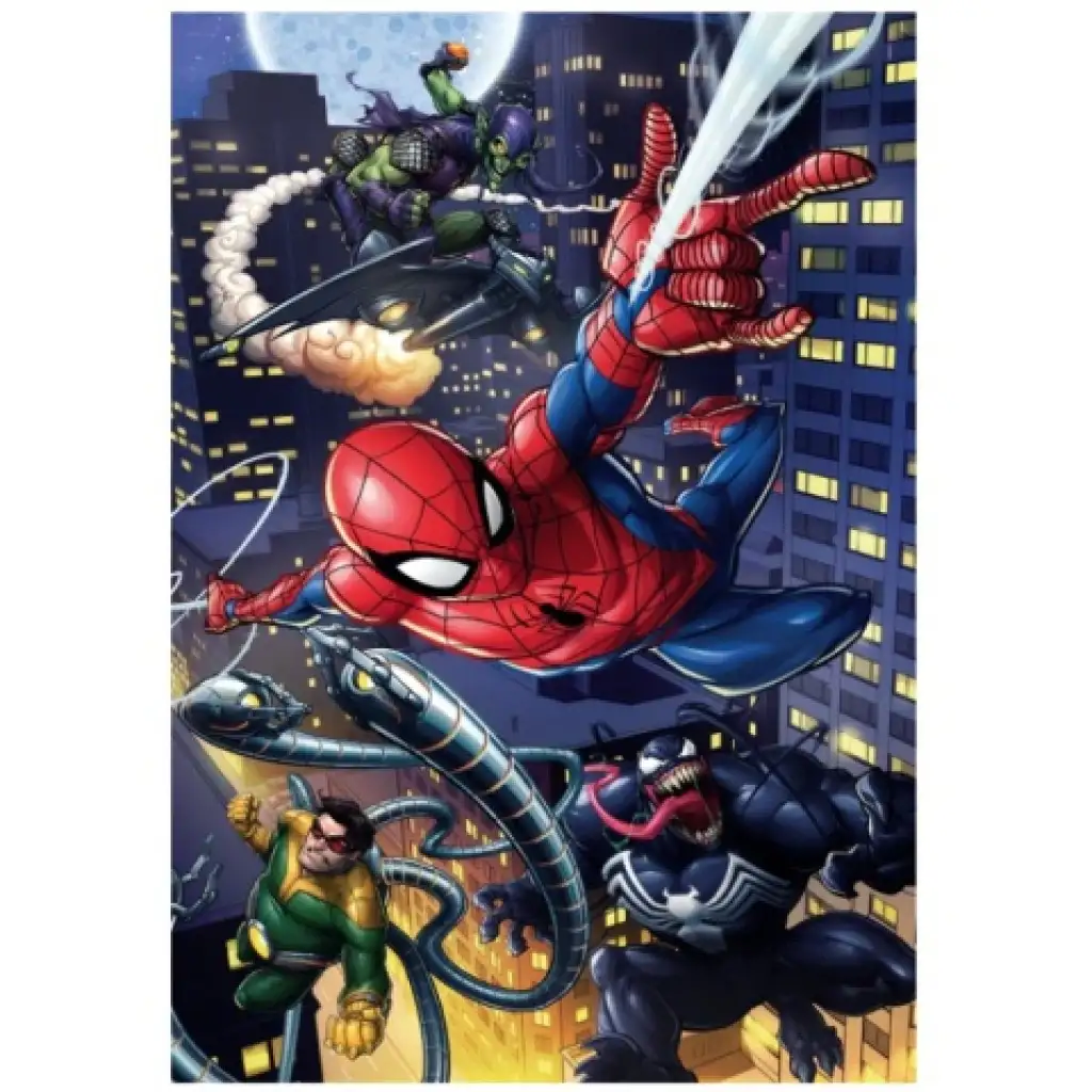 imagen de El asombroso Spider-Man rompecabezas Supercolor de 180 piezas - Clementoni 1