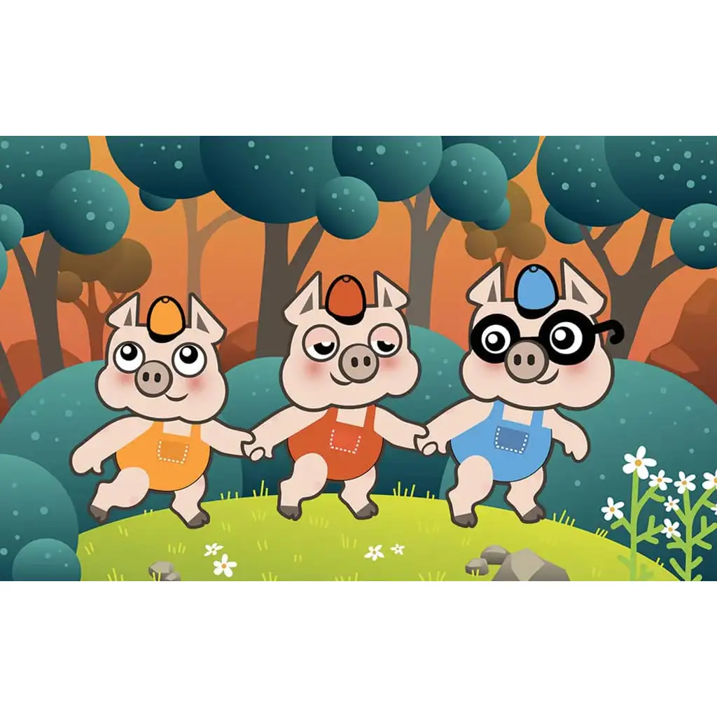 imagen de El cuento de los tres cerditos diaporama 1
