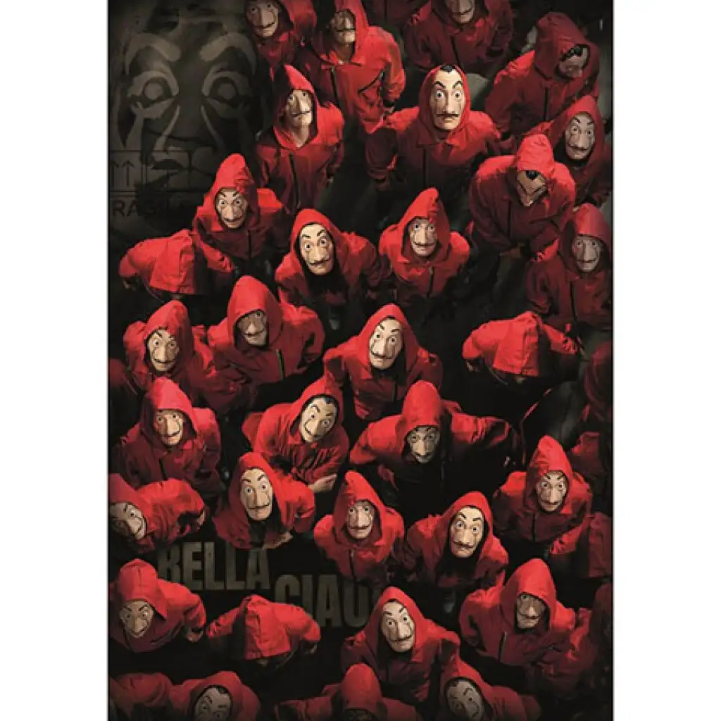 imagen de El gran atraco: ¿Ladrones o rehenes? puzzle de 1000 piezas - Clementoni 2
