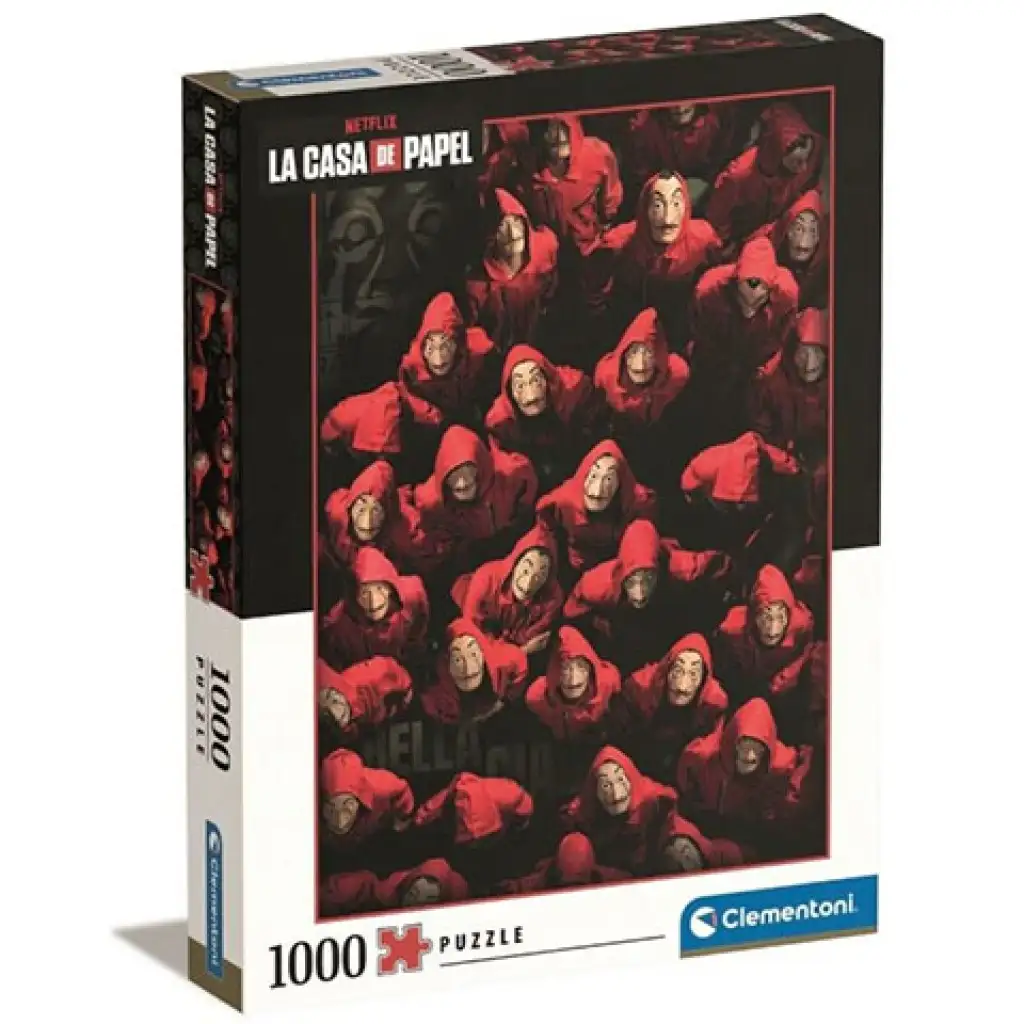 imagen de El gran atraco: ¿Ladrones o rehenes? puzzle de 1000 piezas - Clementoni 1