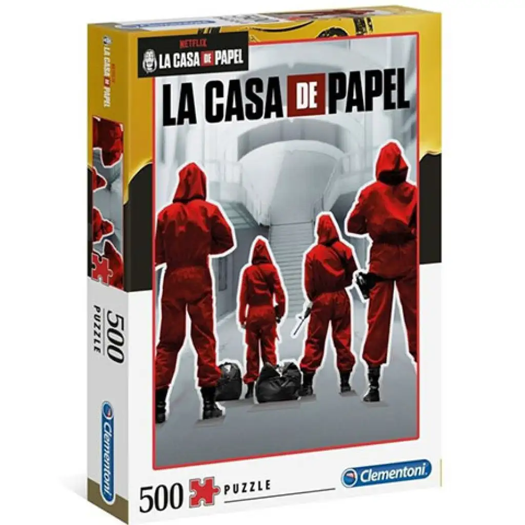 imagen de El gran atraco: Overol rojo de 500 piezas - Clementoni 1