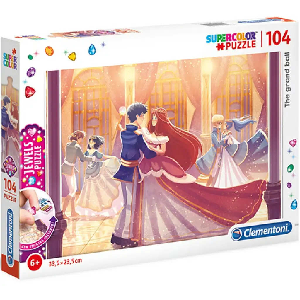 imagen de El gran baile Supercolor rompecabezas de joyas de 104 piezas - Clementoni 1