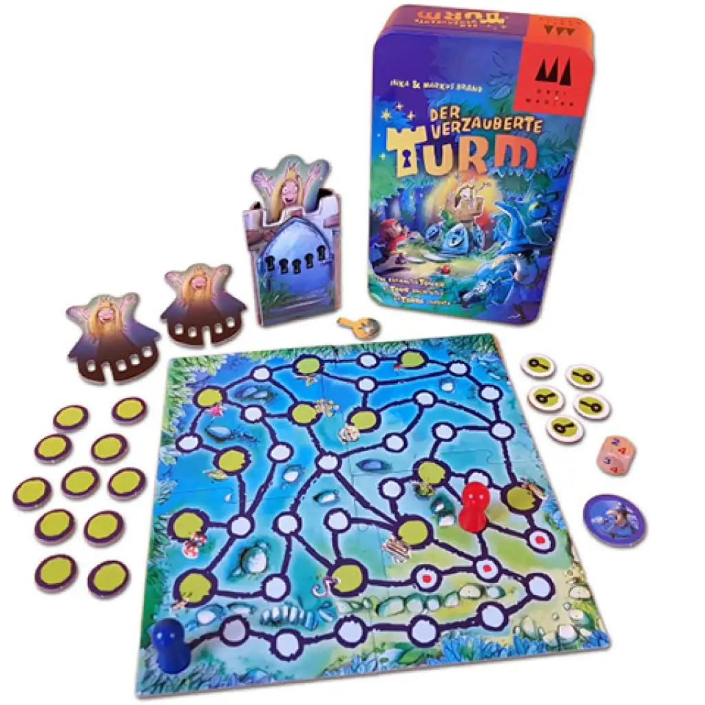 imagen de El juego de mesa de la torre encantada edición en caja de metal 4
