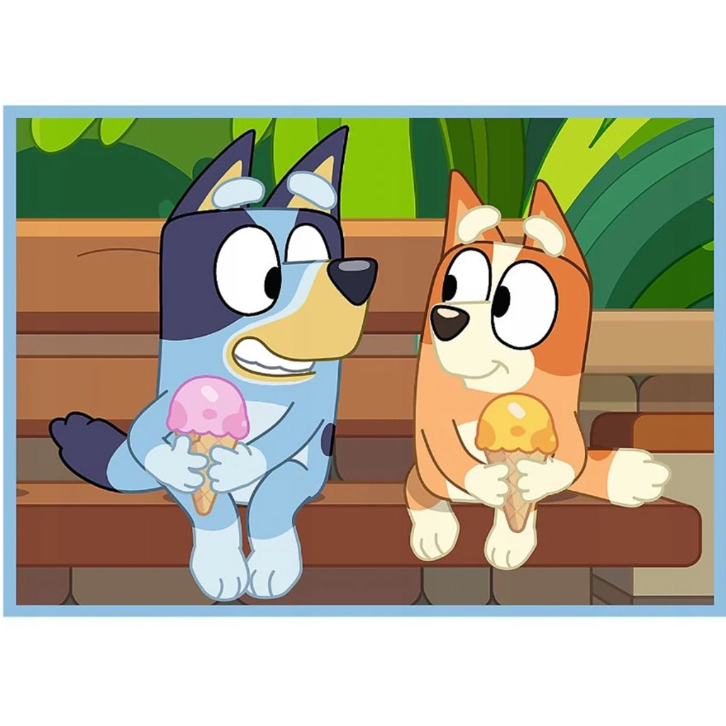 imagen de El mundo de Bluey 4 en 1 rompecabezas de 12-15-20-24 piezas - Trefl 2