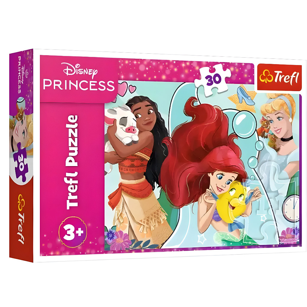 imagen de El mundo mágico de las princesas Disney puzzle de 30 piezas - Trefl 1