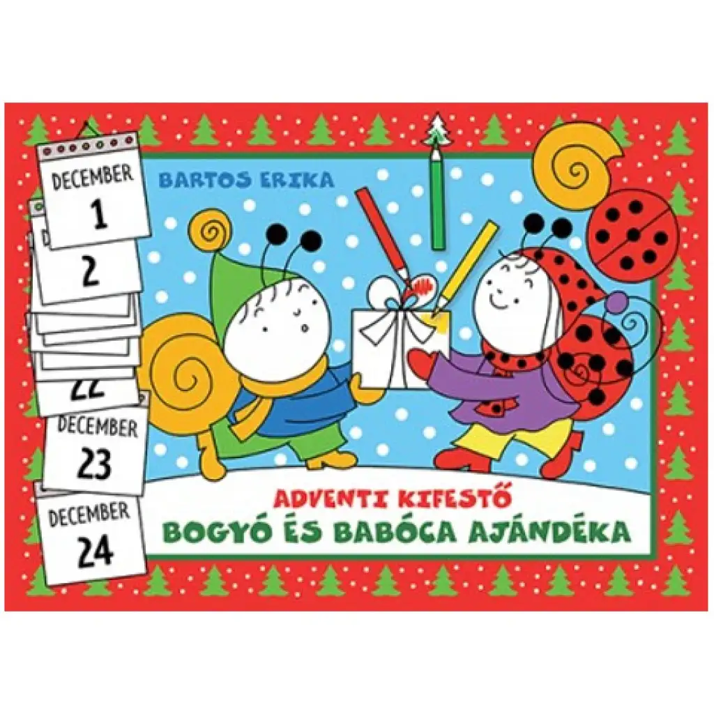 imagen de El regalo de Bogyó y Babóca - Libro para colorear de Adviento 1