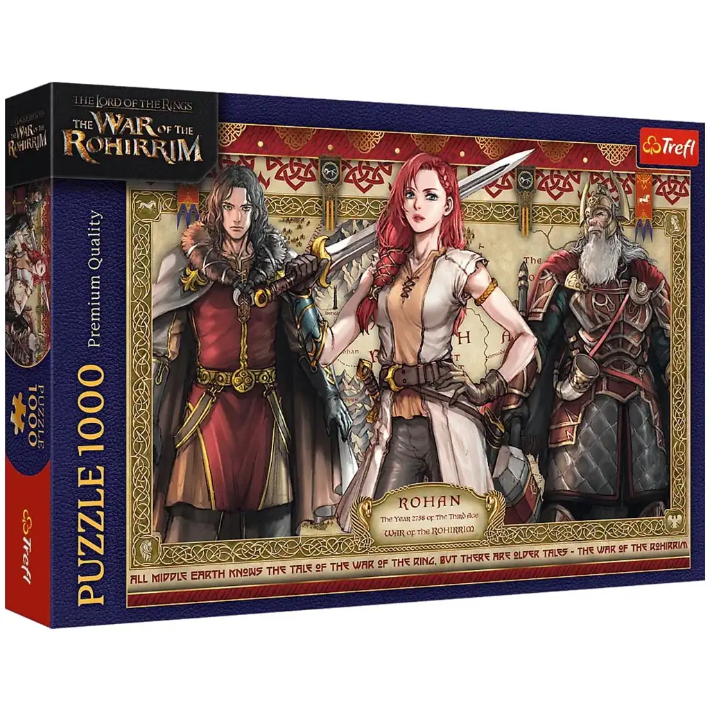 imagen de El Señor de los Anillos: Puzzle de 1000 piezas del campamento de los Rohirrim – Trefl 1