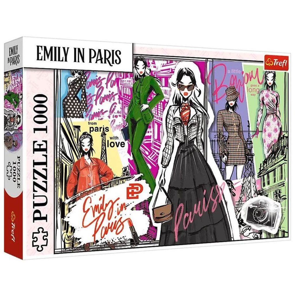 imagen de Emily en París - Puzzle de 1000 piezas de inspiración de moda - Trefl 1