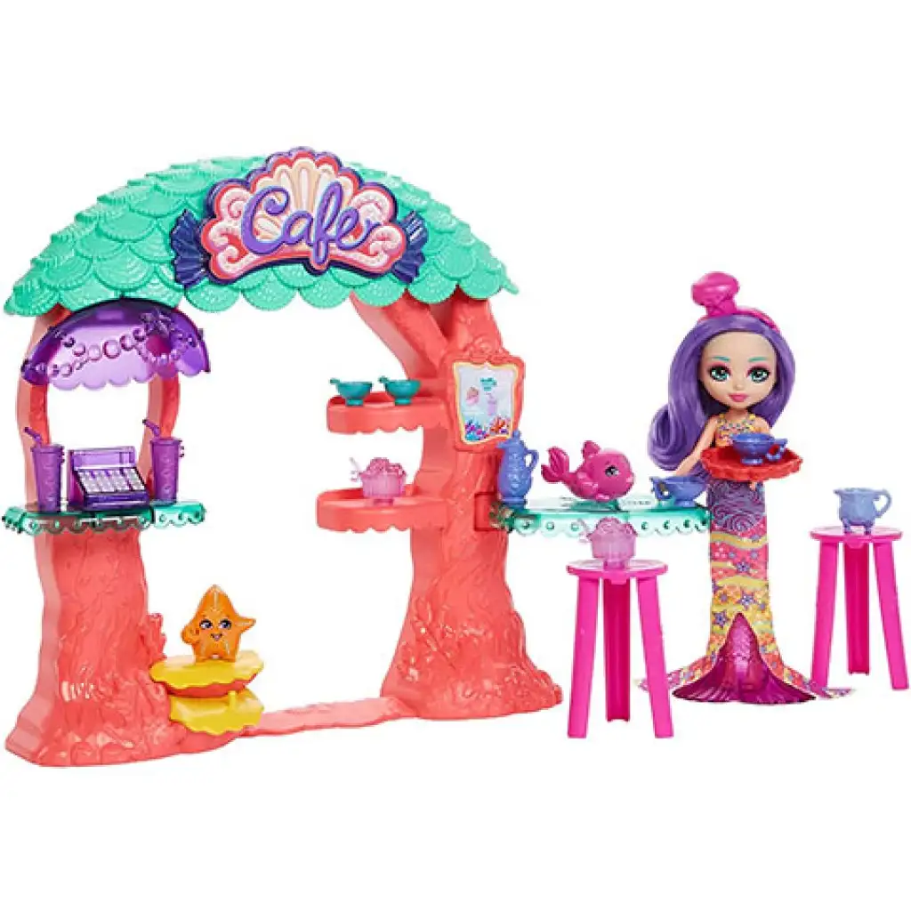 imagen de Enchantimals: Cafetería submarina juego de juguetes - Mattel 2