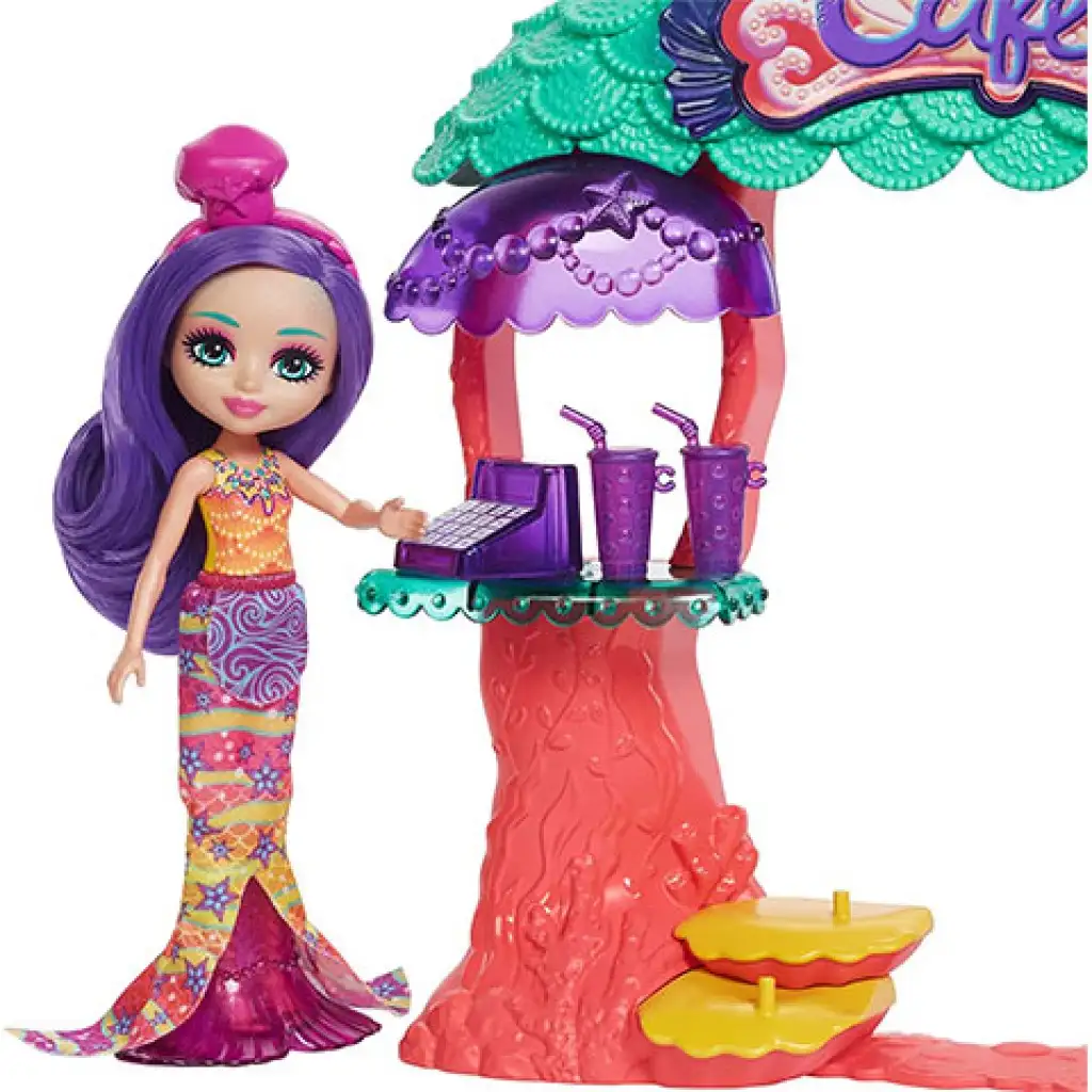 imagen de Enchantimals: Cafetería submarina juego de juguetes - Mattel 3