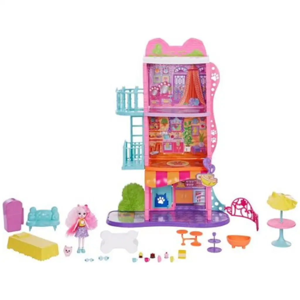 imagen de Enchantimals: Casa de torre urbana set de juego - Mattel 2