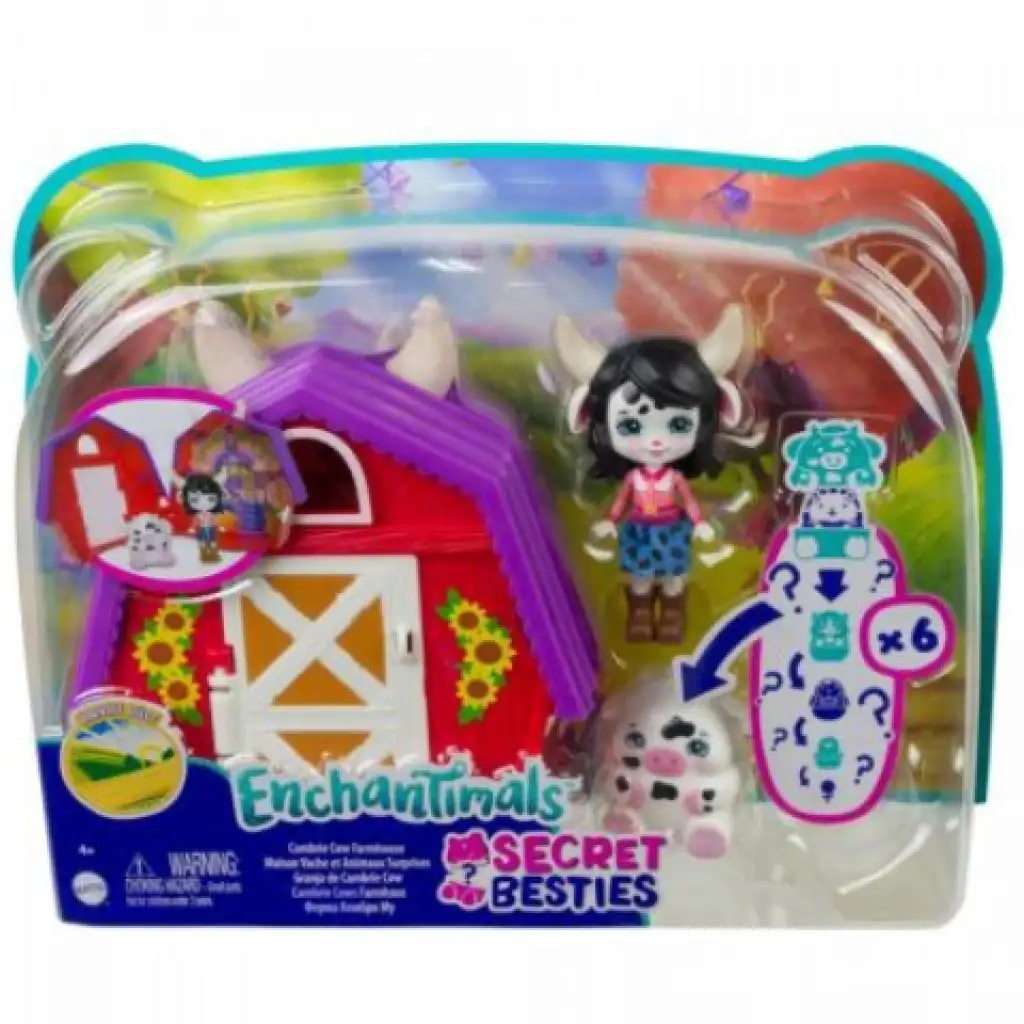 imagen de Enchantimals: Casa de Vacas Telis-Tele - Mattel 1