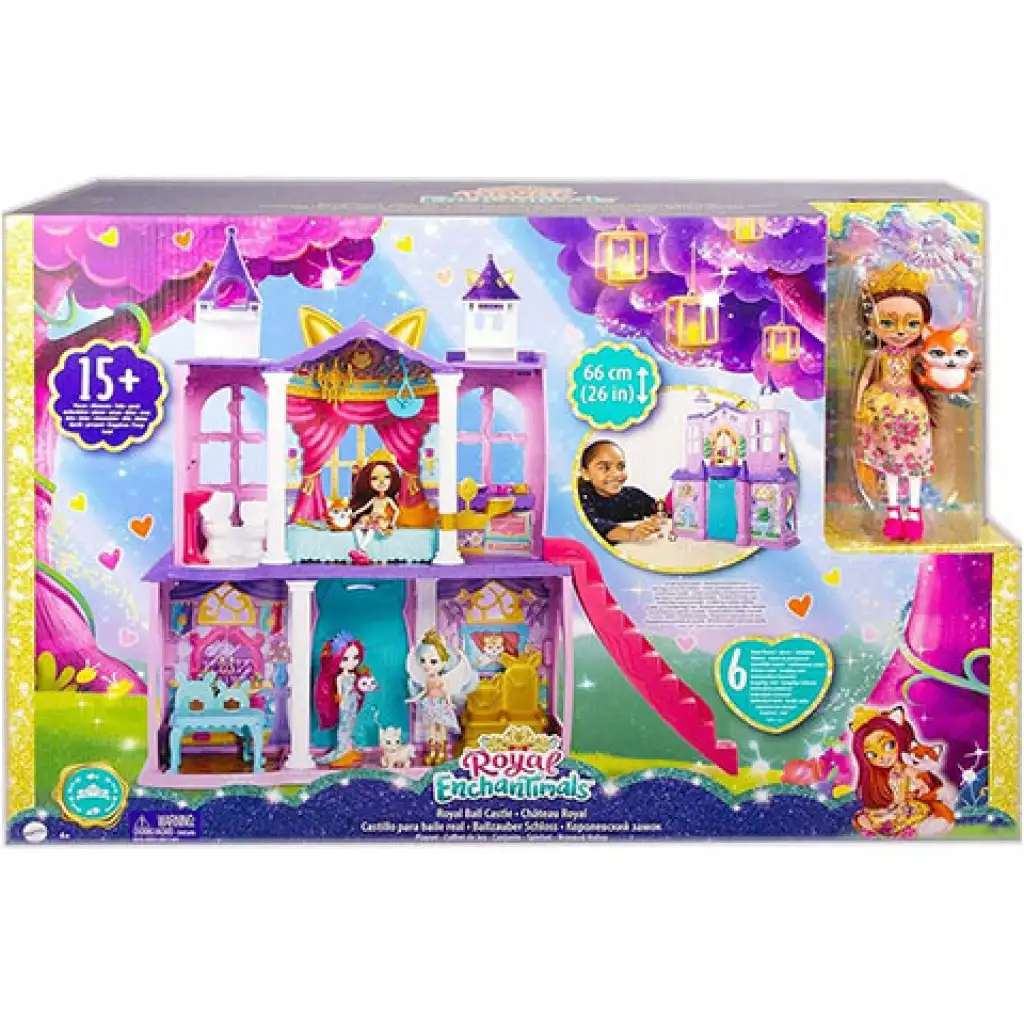 imagen de Enchantimals: Castillo Real con Felicity Fox - Mattel 1