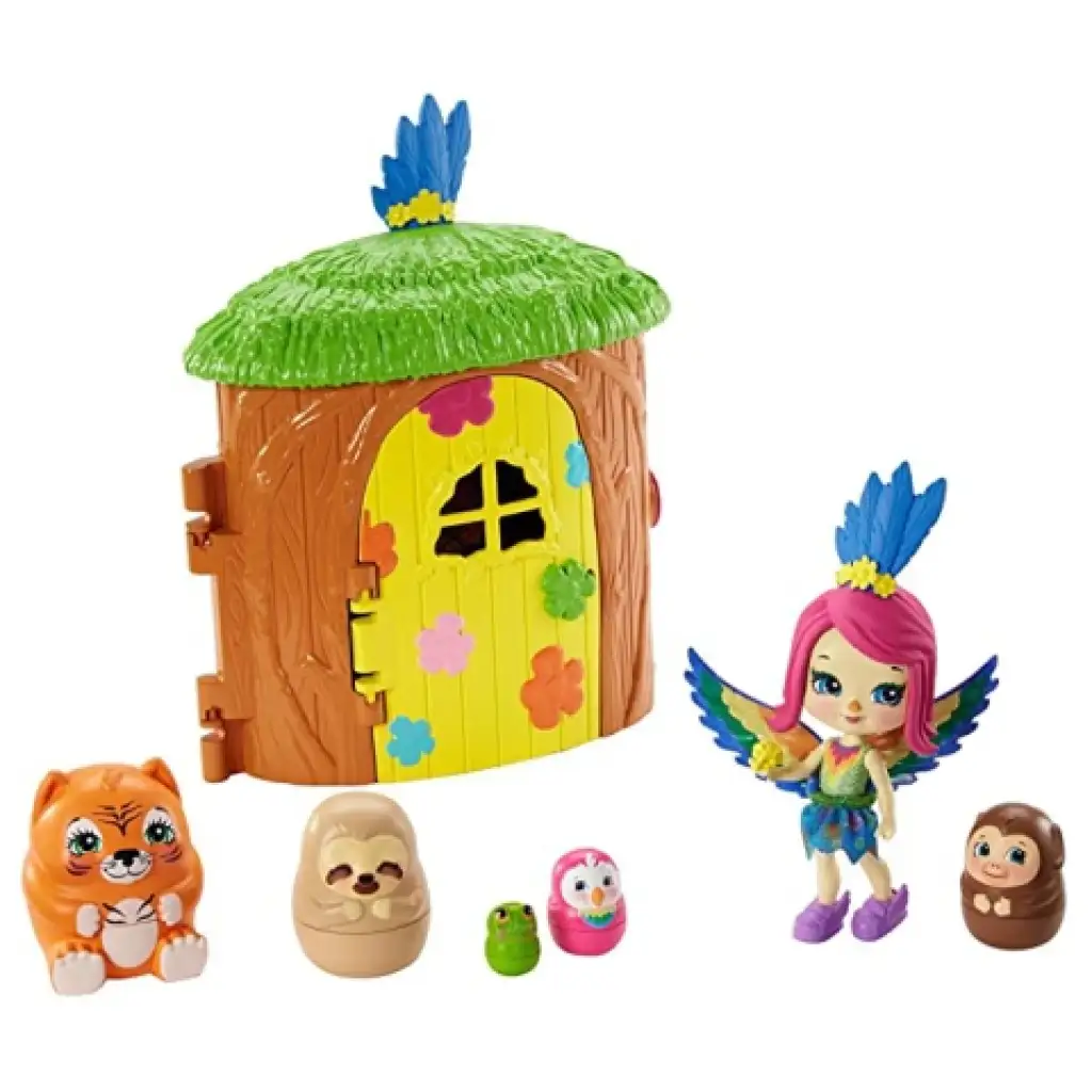 imagen de Enchantimals: Set de guacamayos Telis-Tele - Mattel 2