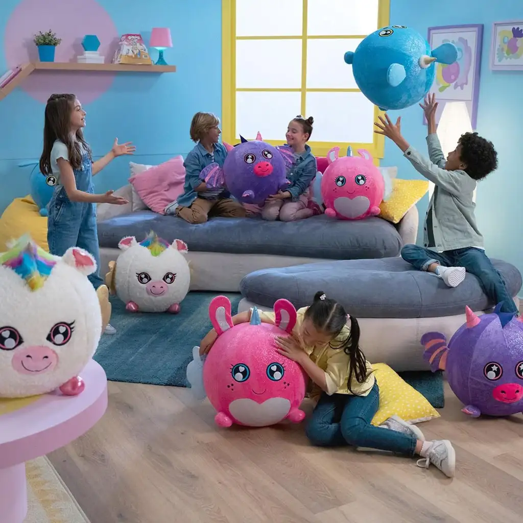 imagen de Eolo: Biggies unicornio de peluche inflable 45cm 7