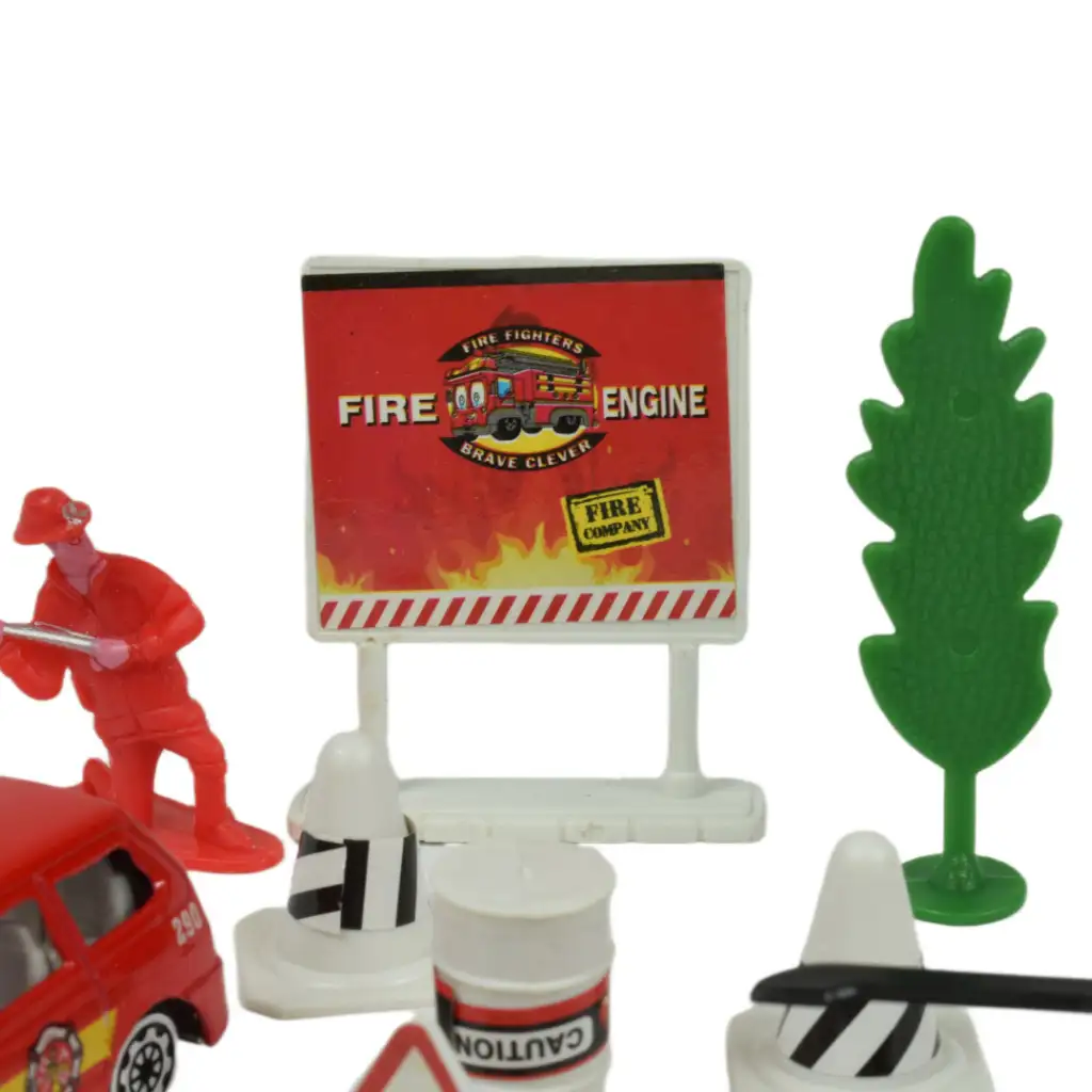 imagen de Equipo de Bomberos: Set de juego de bomberos con vehículos y accesorios en varias versiones 1ud 8