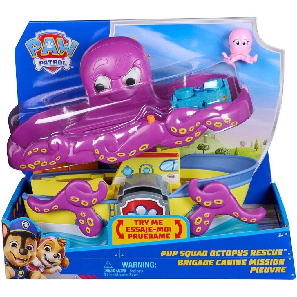imagen de Equipo de perros de Patrulla Canina: juego de rescate de pulpo - Spin Master 1