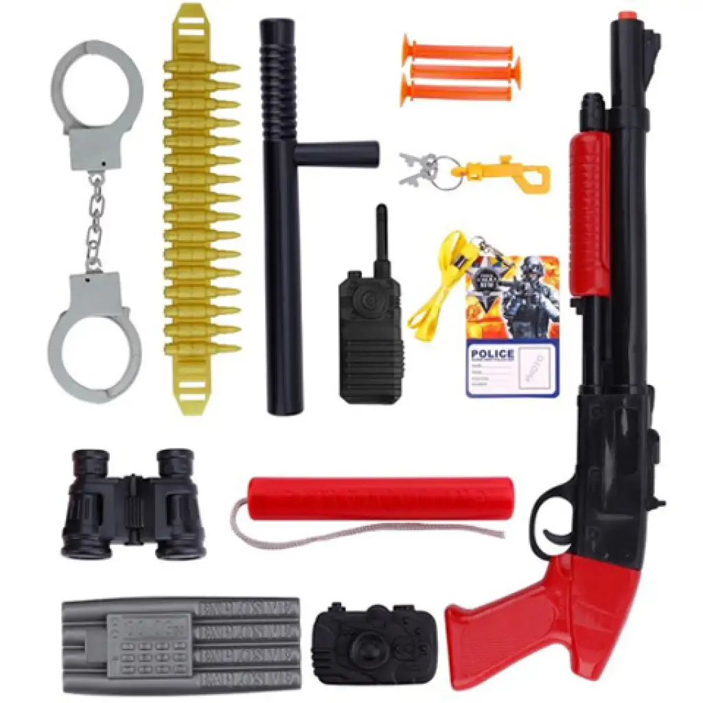imagen de Equipo SWAT y rifle con proyectiles de ventosa 2