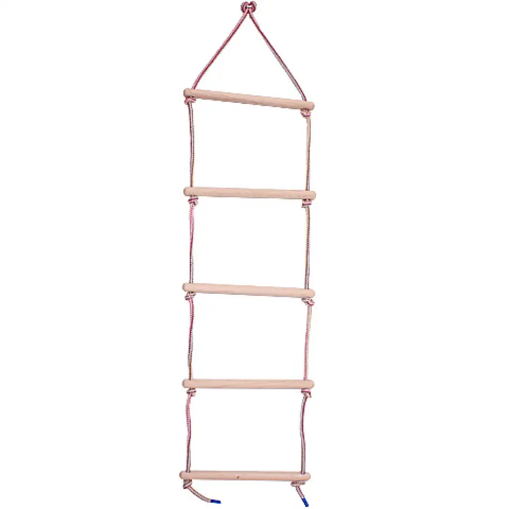 imagen de Escalera de cuerda de madera 1