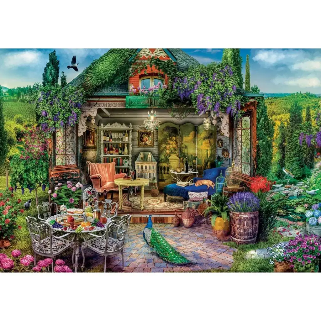 imagen de Escapada vinícola 1000 piezas HQC puzzle - Clementoni 2