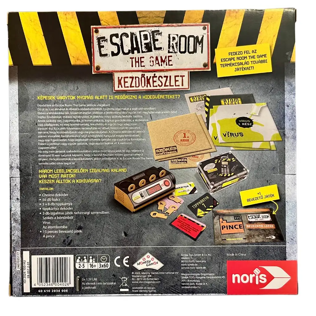 imagen de Escape Room: The Game kit de inicio juego de mesa - Simba Toys 2