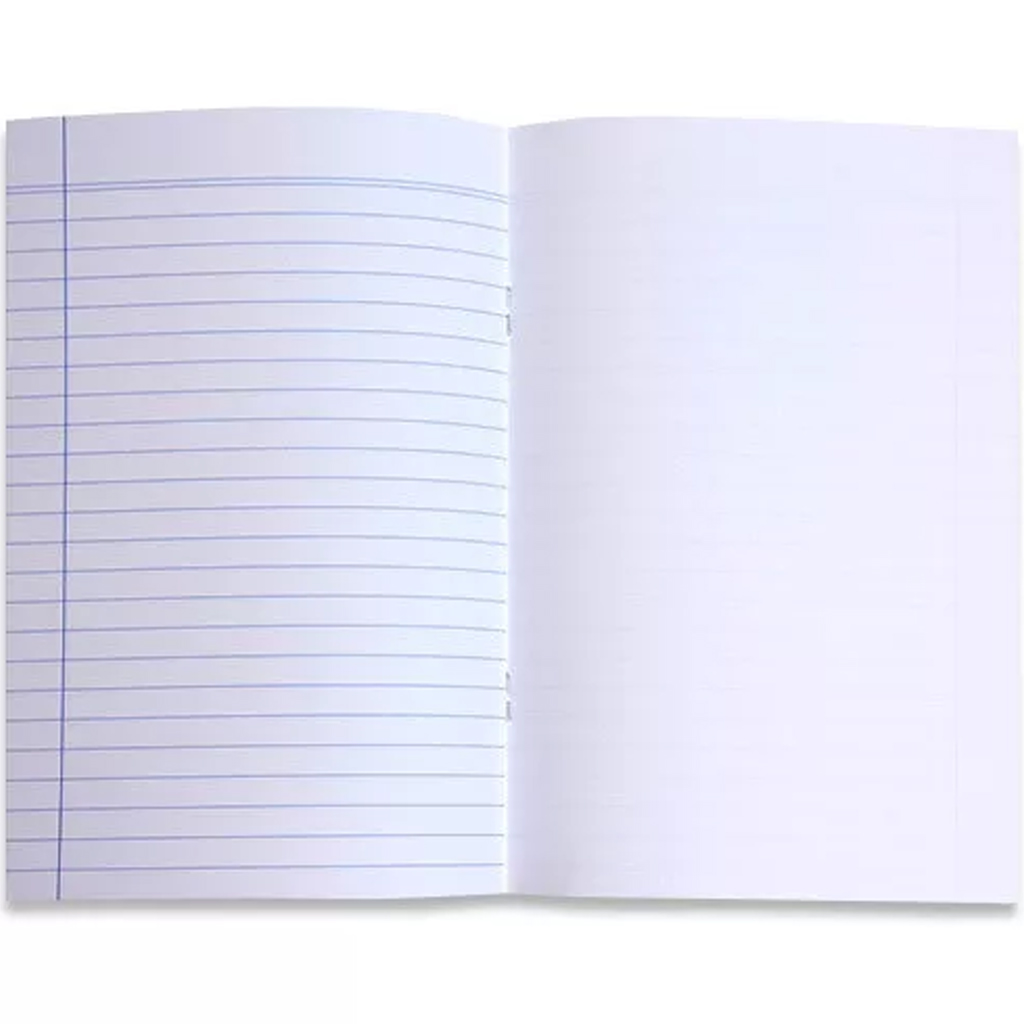 imagen de Escribo y dibujo cuaderno 2 en 1 de 4º grado con líneas y páginas en blanco A/5 2