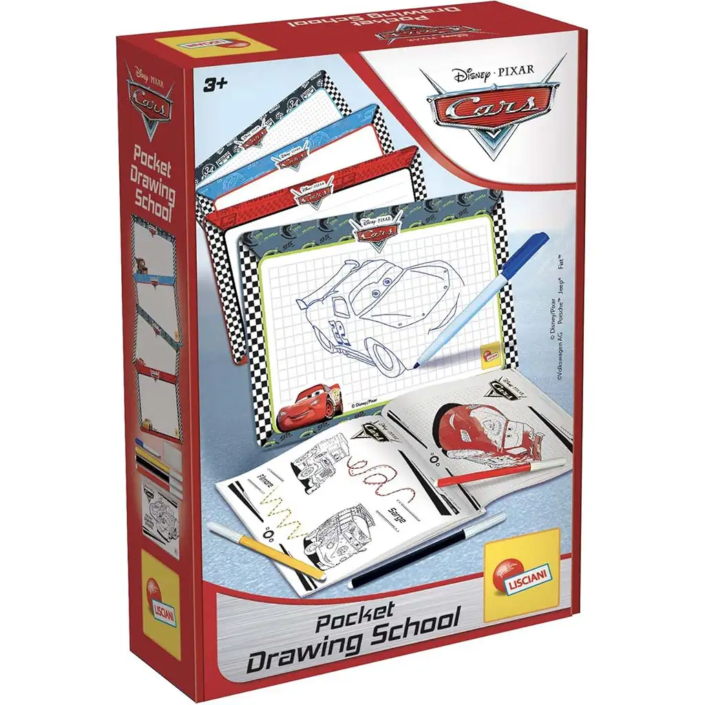 imagen de Escuela de dibujo de tamaño pequeño de Cars - Lisciani 1